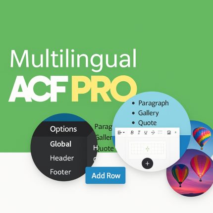 Advanced Custom Fields: Multilingual Addon