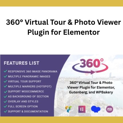 360° Virtual Tour & Photo Viewer Plugin for Elementor