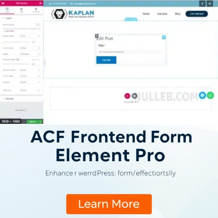 ACF Frontend Form Element Pro