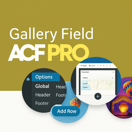 Advanced Custom Fields (ACF) Pro Gallery Field Addon