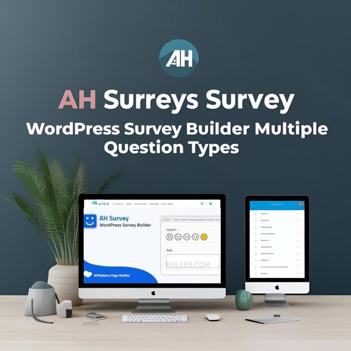 AH Survey – WordPress Survey Builder with Multiple Question Types