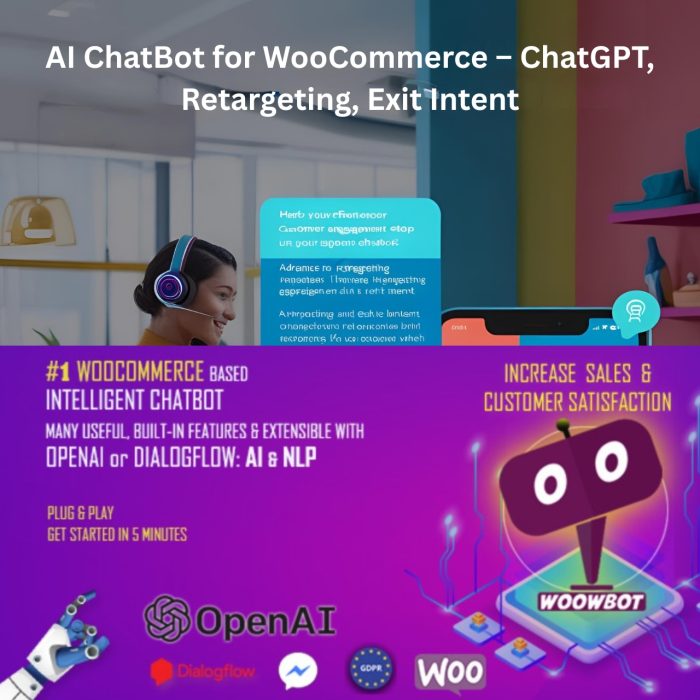 AI ChatBot for WooCommerce – ChatGPT, Retargeting, Exit Intent
