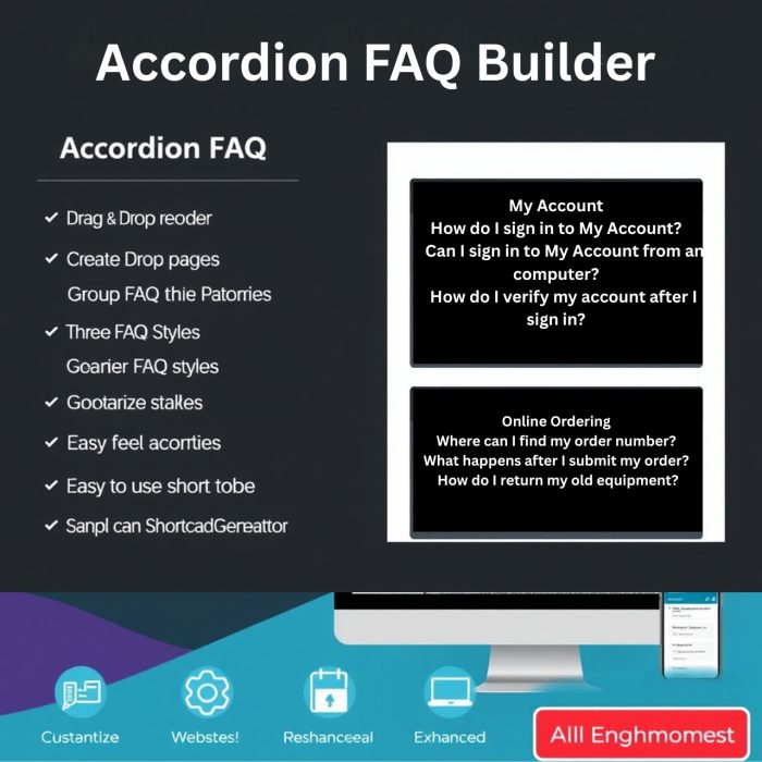 Accordion FAQ Builder