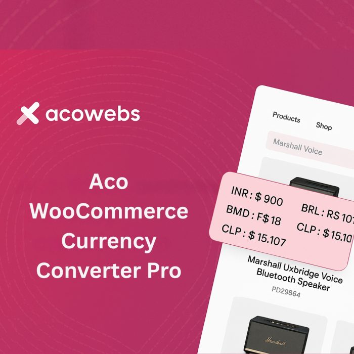 Aco WooCommerce Currency Converter Pro