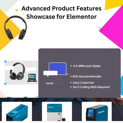 Advanced Product Features Showcase for Elementor