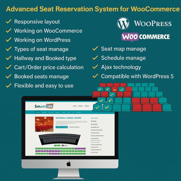 Advanced Seat Reservation System for WooCommerce