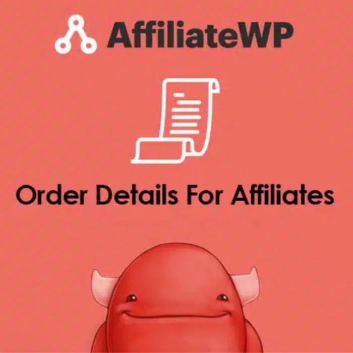 AffiliateWP – Enhanced Order Details for Affiliates