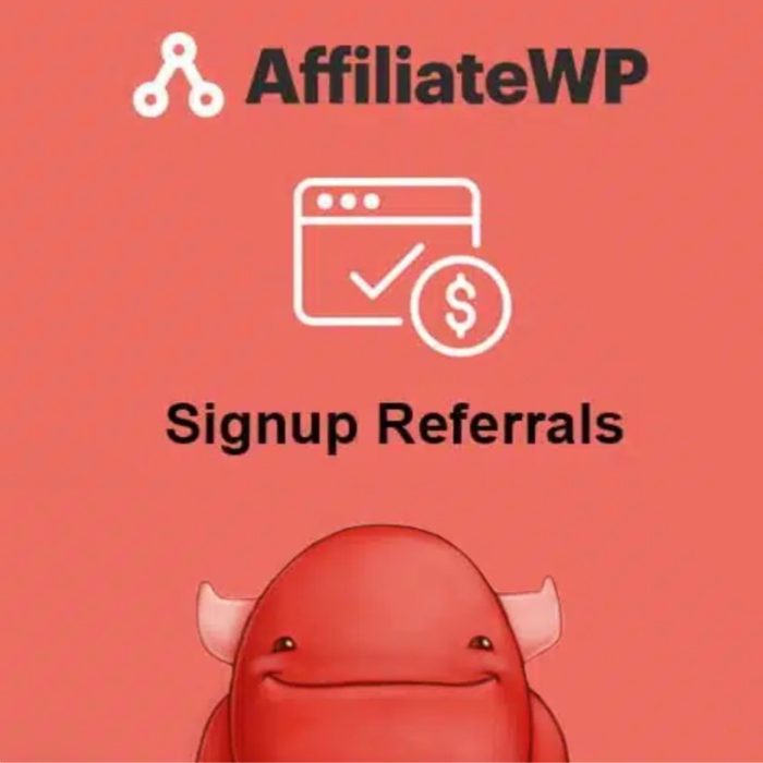 AffiliateWP – Signup Referrals Addon