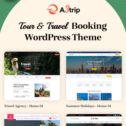 A3trip - Tours & Travels WordPress Theme