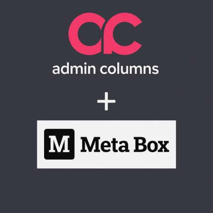 Admin Columns Pro – Meta Box Integration