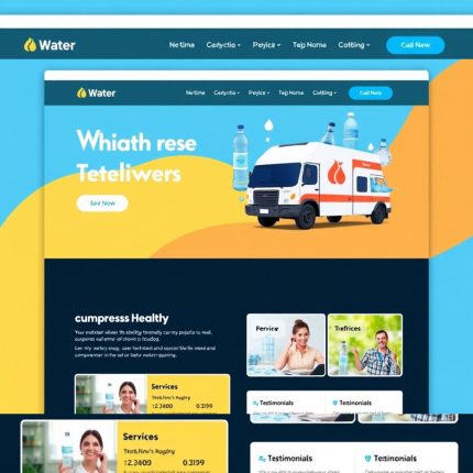 Acuasafe - Drinking Water Delivery WordPress Theme