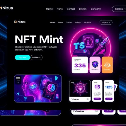 Aenft - NFT Minting Collection WordPress Theme