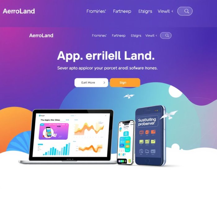 AeroLand - App Landing Software Website WordPress Theme