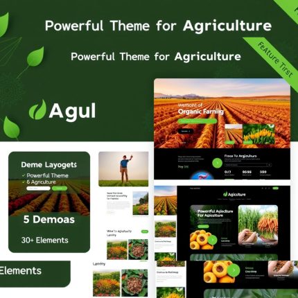 Agrul - Agriculture WordPress Theme
