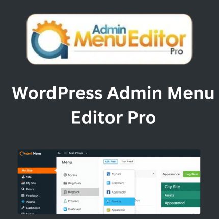 WordPress Admin Menu Editor Pro