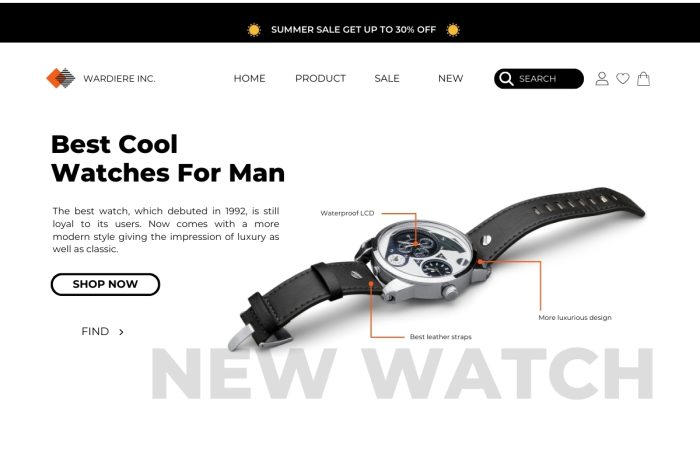 Timeless Elegance Watch Boutique Template