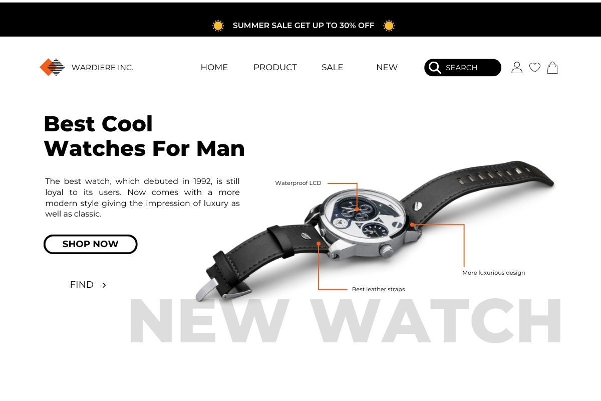 Timeless Elegance Watch Boutique Template