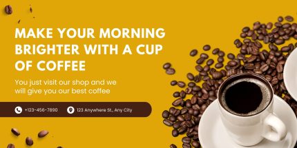 Make a Cup of Coffee Banner