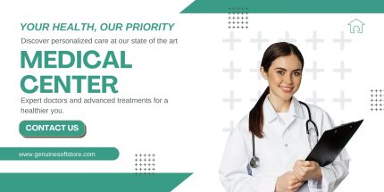 Modern Medical Center Banner Design for Clinics