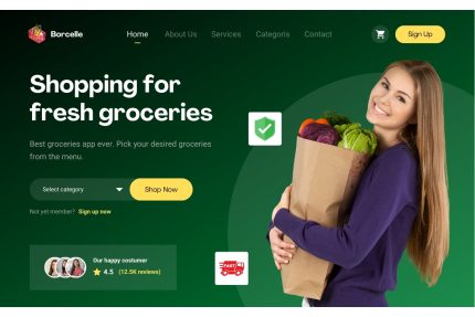 Fresh Groceries Online Template